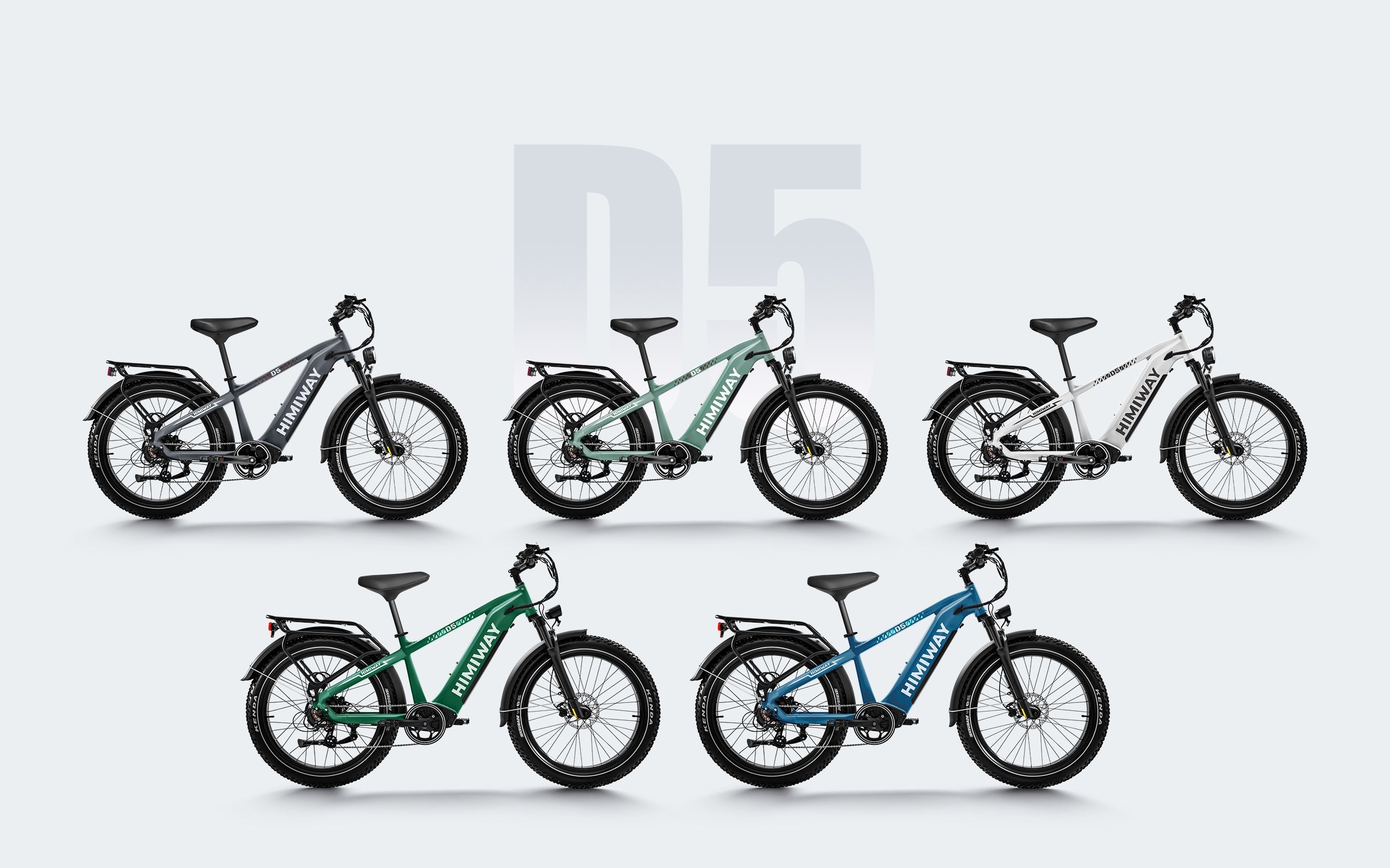 Himiway D5 (Zebra) | Premium All-terrain Electric Fat Bike